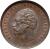 obverse of 1 Öre - Oscar I (1856 - 1858) coin with KM# 687 from Sweden. Inscription: OSCAR SVERIGES NORR. G. O V. KONUNG