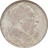 obverse of 2 Kronor - Gustav V - Death of Gustav II Adolf (1932) coin with KM# 805 from Sweden.