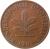 obverse of 2 Pfennig - Non magnetic (1950 - 1969) coin with KM# 106 from Germany. Inscription: BUNDESREPUBLIK DEUTSCHLAND 1966