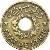 obverse of 2 1/2 Piastres (1940) coin with KM# 76 from Syria. Inscription: * ETAT DE SYRIE *