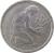 obverse of 50 Pfennig (1949 - 1950) coin with KM# 104 from Germany. Inscription: 1949