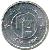 reverse of 1/4 Dinar (1992 - 2003) coin with KM# 127 from Algeria. Inscription: بنك الجزائر 1 / 4 دينار