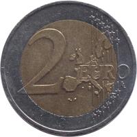 Austria coin 2 Euro - 1'st Map (2002 - 2006) reverse reverse of 2 Euro - 1'st Map (2002 - 2006) coin with KM# 3089 from Austria. Inscription: 2 EURO LL
