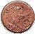 obverse of 1 Centavo (1998 - 2004) coin with KM# 647 from Brazil. Inscription: BRASIL CABRAL