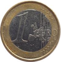 Germany coin 1 Euro - 1'st Map (2002 - 2006) reverse reverse of 1 Euro - 1'st Map (2002 - 2006) coin with KM# 213 from Germany. Inscription: 1 EURO LL