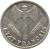 obverse of 50 Centimes - Lighter (1942 - 1944) coin with KM# 914 from France. Inscription: LB ETAT FRANÇAIS