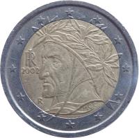 obverse of 2 Euro - 1'st Map (2002 - 2007) coin with KM# 217 from Italy. Inscription: M.C.C. RI R 2005