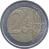 reverse of 2 Euro - 1'st Map (2002 - 2007) coin with KM# 217 from Italy. Inscription: 2 EURO LL