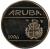 obverse of 10 Cents - Beatrix (1986 - 2014) coin with KM# 2 from Aruba. Inscription: ARUBA 1986