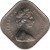 obverse of 15 Cents - Elizabeth II - 2'nd Portrait (1966 - 1970) coin with KM# 5 from Bahamas. Inscription: ELIZABETH II BAHAMA ISLANDS