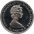 obverse of 1 Dollar - Elizabeth II - 2'nd Portrait (1971 - 1973) coin with KM# 22 from Bahamas. Inscription: COMMONWEALTH OF THE BAHAMA ISLANDS · ELIZABETH II ·