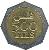reverse of 500 Fils - Hamad bin Isa Al Khalifa (2000 - 2001) coin with KM# 22 from Bahrain. Inscription: فلس 500 FILS