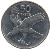 reverse of 50 Thebe (1991) coin with KM# 7a from Botswana. Inscription: 50 THEBE