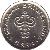 reverse of 5 Sen - Hassanal Bolkiah - 2'nd Portrait (1993 - 2011) coin with KM# 35 from Brunei. Inscription: KERAJAAN BRUNEI 1996 5 SEN