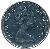 obverse of 10 Cents - Elizabeth II - Philadelphia mint; 2'nd Portrait (1968) coin with KM# 73 from Canada. Inscription: ELIZABETH II D · G · REGINA