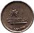 reverse of 1 Centavo - INTUR (1988) coin with KM# 409 from Cuba. Inscription: 1 INTUR UN CENTAVO