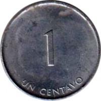 Cuba coin 1 Centavo - INTUR (1988) reverse reverse of 1 Centavo - INTUR (1988) coin with KM# 410 from Cuba. Inscription: 1 UN CENTAVO