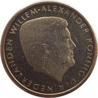 Aruba coin 5 Florin - Willem-Alexander (2014) obverse obverse of 5 Florin - Willem-Alexander (2014) coin with KM# 58 from Aruba. Inscription: WILLEM-ALEXANDER KONING DER NEDERLANDEN
