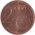 reverse of 2 Euro Cent (2002 - 2015) coin with KM# 3083 from Austria. Inscription: 2 EURO CENT LL