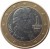 obverse of 1 Euro - 1'st Map (2002 - 2007) coin with KM# 3088 from Austria. Inscription: 1 EURO 2007