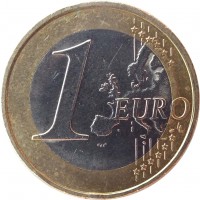 Austria coin 1 Euro - 2'nd Map (2008 - 2017) reverse reverse of 1 Euro - 2'nd Map (2008 - 2017) coin with KM# 3142 from Austria. Inscription: 1 EURO LL