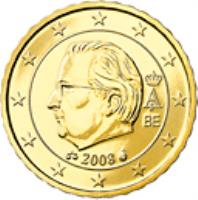 Belgium coin 10 Euro Cent - Albert II - 2'nd Map; 2'nd Type; 2'nd Portrait (2008) obverse obverse of 10 Euro Cent - Albert II - 2'nd Map; 2'nd Type; 2'nd Portrait (2008) coin with KM# 277 from Belgium. Inscription: A II 2008 BE