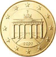 Germany coin 10 Euro Cent - 2'nd Map (2007 - 2015) obverse obverse of 10 Euro Cent - 2'nd Map (2007 - 2015) coin with KM# 254 from Germany. Inscription: 2007 A