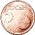 reverse of 5 Euro Cent (2008 - 2015) coin with KM# 127 from Malta. Inscription: 5 EURO CENT LL
