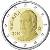 obverse of 2 Euro - Juan Carlos I - 2'nd Map; 2'nd Type (2010 - 2015) coin with KM# 1151 from Spain. Inscription: ESPANA 2010 M