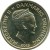 obverse of 20 Kroner - Margrethe II - Ole Rømer & The Speed of Light (2013) coin with KM# 960 from Denmark. Inscription: MARGRETHE II DANMARKS DRONNING 2013