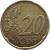 reverse of 20 Euro Cent - 1'st Map (2002 - 2007) coin with KM# 214 from Italy. Inscription: 20 EURO CENT LL