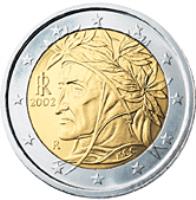 Italy coin 2 Euro - 2'nd Map (2008 - 2015) obverse obverse of 2 Euro - 2'nd Map (2008 - 2015) coin with KM# 251 from Italy. Inscription: M.C.C. RI R 2008