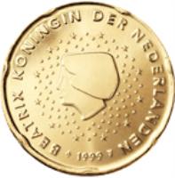 Netherlands coin 20 Euro Cent - Beatrix - 2'nd Map (2007 - 2013) obverse obverse of 20 Euro Cent - Beatrix - 2'nd Map (2007 - 2013) coin with KM# 269 from Netherlands. Inscription: BEATRIX KONINGIN DER NEDERLANDEN 2007