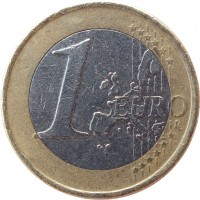 Netherlands coin 1 Euro - Beatrix - 1'st Map (1999 - 2006) reverse reverse of 1 Euro - Beatrix - 1'st Map (1999 - 2006) coin with KM# 240 from Netherlands. Inscription: 1 EURO LL