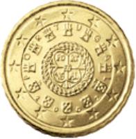 Portugal coin 10 Euro Cent - 2'nd Map (2008 - 2014) obverse obverse of 10 Euro Cent - 2'nd Map (2008 - 2014) coin with KM# 763 from Portugal. Inscription: P O R T U G A L PO RT VG AL VS INCM 2 0 0 8