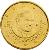 obverse of 10 Euro Cent - Benedict XVI - 2'nd Map (2008 - 2013) coin with KM# 385 from Vatican City. Inscription: CITTA' DEL VATICANO · 2013 R D. L. M.C.C INC.