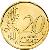 reverse of 20 Euro Cent - Benedict XVI - 2'nd Map (2008 - 2013) coin with KM# 386 from Vatican City. Inscription: 20 EURO CENT LL