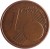 reverse of 1 Euro Cent (2011 - 2016) coin with KM# 61 from Estonia. Inscription: 1 EURO CENT LL