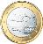 obverse of 1 Euro - 2'nd Map (2007 - 2015) coin with KM# 129 from Finland. Inscription: FI 2010