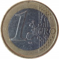 Ireland coin 1 Euro - 1'st Map (2002 - 2006) reverse reverse of 1 Euro - 1'st Map (2002 - 2006) coin with KM# 38 from Ireland. Inscription: 1 EURO LL