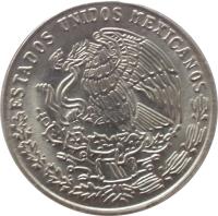Mexico coin 20 Centavos (1974 - 1983) obverse obverse of 20 Centavos (1974 - 1983) coin with KM# 442 from Mexico. Inscription: ESTADOS UNIDOS MEXICANOS