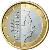 obverse of 1 Euro - Henri I - 2'nd Map (2007 - 2017) coin with KM# 92 from Luxembourg. Inscription: 2009 LËTZEBUERG GC