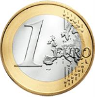 reverse of 1 Euro - Henri I - 2'nd Map (2007 - 2017) coin with KM# 92 from Luxembourg. Inscription: 1 EURO LL