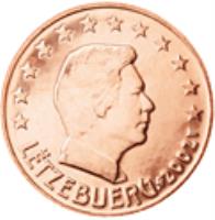 Luxembourg coin 2 Euro Cent - Henri I (2002 - 2015) obverse obverse of 2 Euro Cent - Henri I (2002 - 2015) coin with KM# 76 from Luxembourg. Inscription: LËTZEBUERG 2008 GC