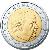 obverse of 2 Euro - Rainier III (2001 - 2004) coin with KM# 174 from Monaco. Inscription: MONACO 2002