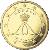 obverse of 10 Euro Cent - Albert II - 2'nd Type; 2'nd Map (2007 - 2014) coin with KM# 191 from Monaco. Inscription: MONACO 2009