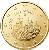obverse of 50 Euro Cent - 1'st Map (2002 - 2007) coin with KM# 445 from San Marino. Inscription: 2006 SAN MARINO R Ch ELF INC.