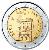 obverse of 2 Euro - 1'st Map (2002 - 2007) coin with KM# 447 from San Marino. Inscription: 2007 R SAN MARINO Ch ELF INC.