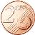 reverse of 2 Euro Cent - Joan Enric Vives i Sicília (2014) coin with KM# 521 from Andorra. Inscription: 2 EURO CENT LL