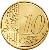 reverse of 10 Euro Cent - Joan Enric Vives i Sicília (2014) coin with KM# 523 from Andorra. Inscription: 10 EURO CENT LL